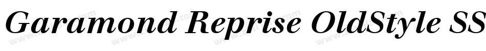 Garamond Reprise OldStyle SSi Normal字体转换